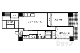 フレア五条 302 ｜ 京都府京都市下京区五条通堀川西入ル柿本町（賃貸マンション3LDK・3階・70.76㎡） その2