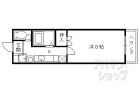 京都府京都市中京区壬生松原町（賃貸マンション1K・2階・23.33㎡） その2