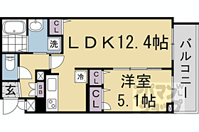 京都府京都市南区西九条横町（賃貸マンション1LDK・2階・42.95㎡） その2