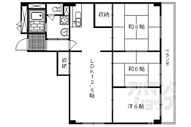 京都府京都市中京区西ノ京小堀池町（賃貸マンション3LDK・1階・76.45㎡） その2