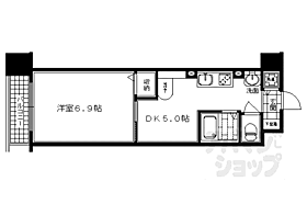 エステムコート京都河原町プレジール 208 ｜ 京都府京都市下京区西木屋町通松原上ル三丁目市之町（賃貸マンション1DK・2階・25.62㎡） その2