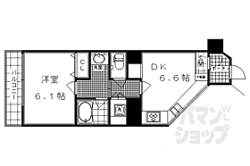 京都府京都市上京区釜座通丸太町上ル夷川町（賃貸マンション1DK・4階・32.02㎡） その1