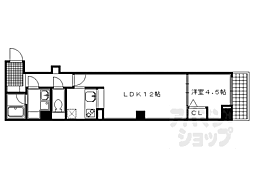 Ｌ｀ＰＵＲ　Ｂｕｉｌ 3階1LDKの間取り