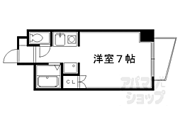 グレース大宮 4階1Kの間取り