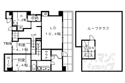 S-FORT二条城前 2LDKの間取図画像