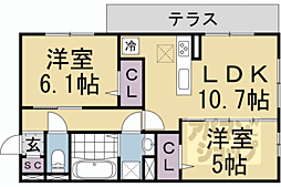 JR山陰本線 太秦駅 徒歩14分 3階/-