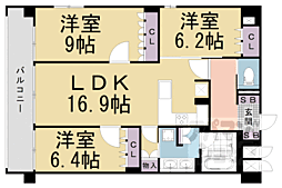 間取図画像 3LDK
