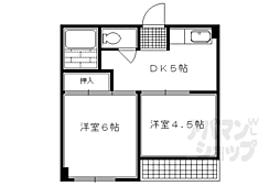 マンションつづき 2DKの間取図画像