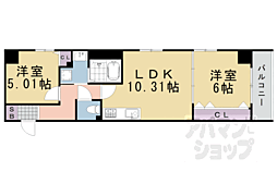 間之町御池レジデンス 4階/405