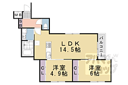 アドバンスコート四条堀川 3階/301