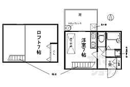 ノースワン 1DKの間取図画像