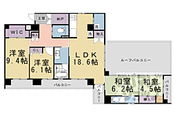 ラグゼナ清水五条 4LDKの間取図画像