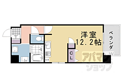 Cosmo3 ワンルームの間取図画像