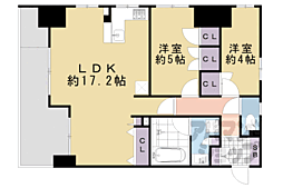 アベニール三条油小路 9階