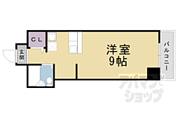 サンステージ21 1Kの間取図画像