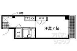 グランドソレーユ 1Kの間取図画像