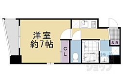 グランドパレス大宮五条 1Kの間取図画像