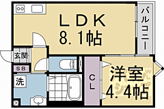 物件の間取り