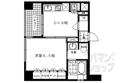 リーガル京都室町御池 1DKの間取図画像