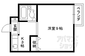 京都府京都市下京区辰巳町（賃貸マンション1K・3階・24.48㎡） その2