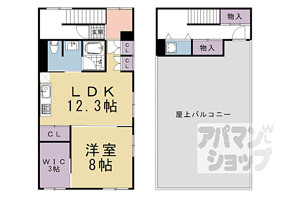 京都府京都市中京区富小路通夷川上る大炊町(賃貸マンション1LDK・3階・53.78㎡)の写真 その2