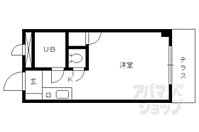 パビヨン宇多野 310 ｜ 京都府京都市右京区宇多野長尾町（賃貸マンション1K・3階・18.53㎡） その2