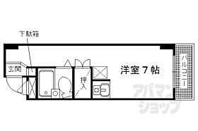 京都府京都市西京区桂上野南町（賃貸マンション1R・4階・20.79㎡） その2