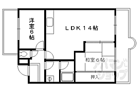 京都府京都市西京区山田南山田町（賃貸マンション2LDK・2階・55.53㎡） その2