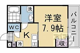 ネクストライフ太秦森ヶ前 101 ｜ 京都府京都市右京区太秦森ケ前町（賃貸アパート1K・1階・24.30㎡） その2