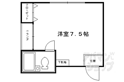 ペンギンハウス 1Kの間取図画像