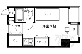 ＷＥＳＴ－1 503 ｜ 京都府京都市右京区西院安塚町（賃貸マンション1R・5階・15.82㎡） その2