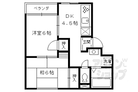 モンターニュ嵯峨 101 ｜ 京都府京都市右京区嵯峨中又町（賃貸マンション2DK・1階・38.00㎡） その2