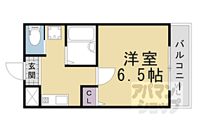 京都府京都市西京区樫原畔ノ海道町（賃貸マンション1K・2階・23.19㎡） その2