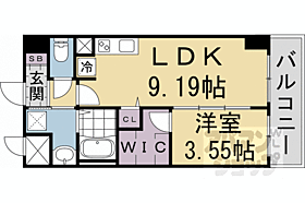 京都府京都市南区吉祥院三ノ宮西町（賃貸マンション1LDK・4階・34.54㎡） その2