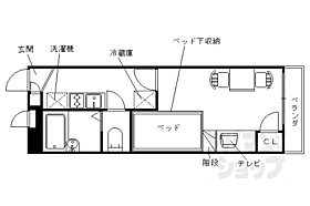 京都府京都市西京区大枝塚原町（賃貸マンション1K・2階・19.87㎡） その2