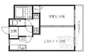 京都府京都市下京区西七条御前田町（賃貸アパート1LDK・3階・39.50㎡） その2