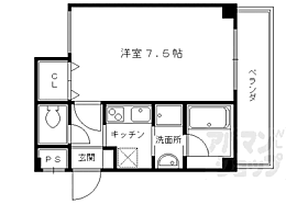 ウエストブリッジ2 204 ｜ 京都府京都市右京区西院北矢掛町（賃貸マンション1K・2階・23.50㎡） その2