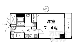 京都府京都市下京区木屋町通七条下る東入若宮町（賃貸マンション1K・7階・25.56㎡） その2