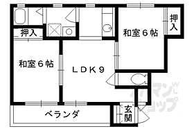 京都府京都市下京区朱雀正会町（賃貸マンション2LDK・2階・51.36㎡） その2