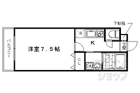 サクシード葛野五条 105 ｜ 京都府京都市右京区西京極葛野町（賃貸マンション1K・1階・24.32㎡） その2