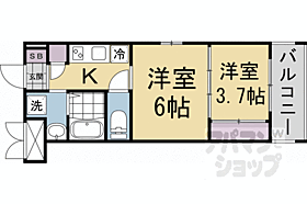 ＣＲＥＳＴ　ＴＡＰＰ京都二条 110 ｜ 京都府京都市中京区聚楽廻西町（賃貸マンション2K・1階・30.26㎡） その2