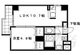 京都府京都市下京区恵美須之町（賃貸マンション1LDK・2階・36.64㎡） その2