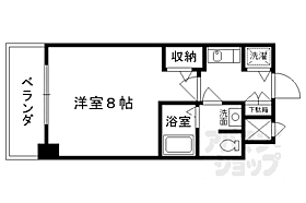 京都府京都市下京区本塩竈町（賃貸マンション1K・4階・26.28㎡） その2