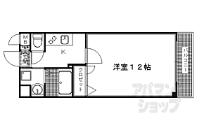 エスリード西小路御池 407 ｜ 京都府京都市中京区西ノ京月輪町（賃貸マンション1K・4階・34.49㎡） その2