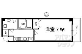 京都府京都市下京区御幸町通仏光寺上ル丸屋町（賃貸マンション1K・7階・21.80㎡） その2