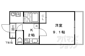 Ｍａｐｌｅ御所ノ内 101 ｜ 京都府京都市右京区太秦御所ノ内町（賃貸マンション1K・1階・28.32㎡） その2