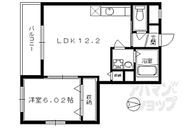 京都府京都市下京区下松屋町通松原下ル2丁目下長福寺町（賃貸マンション1LDK・2階・40.57㎡） その2