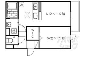 ヴォーグ山ノ内 302 ｜ 京都府京都市右京区山ノ内瀬戸畑町（賃貸アパート1LDK・3階・37.12㎡） その2