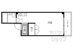 サーヤ1 1Kの間取図画像