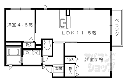 ラフィーネ葛野 2階